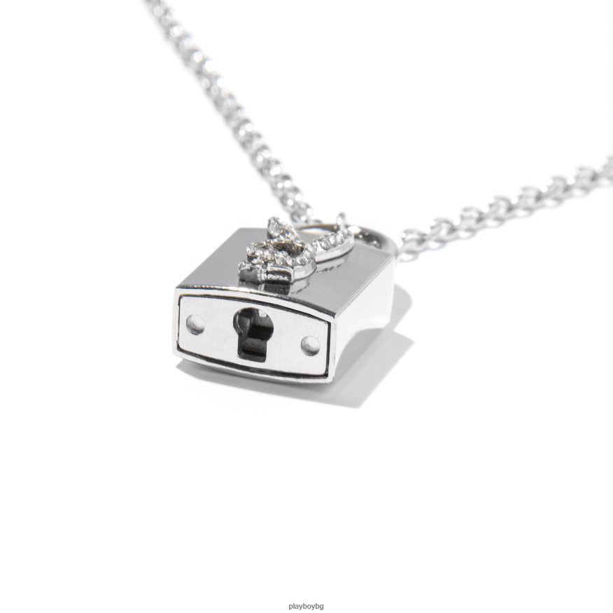аксесоар бг Playboy Жени колие с катинар със заешка глава оригинален JZ04JB1598
