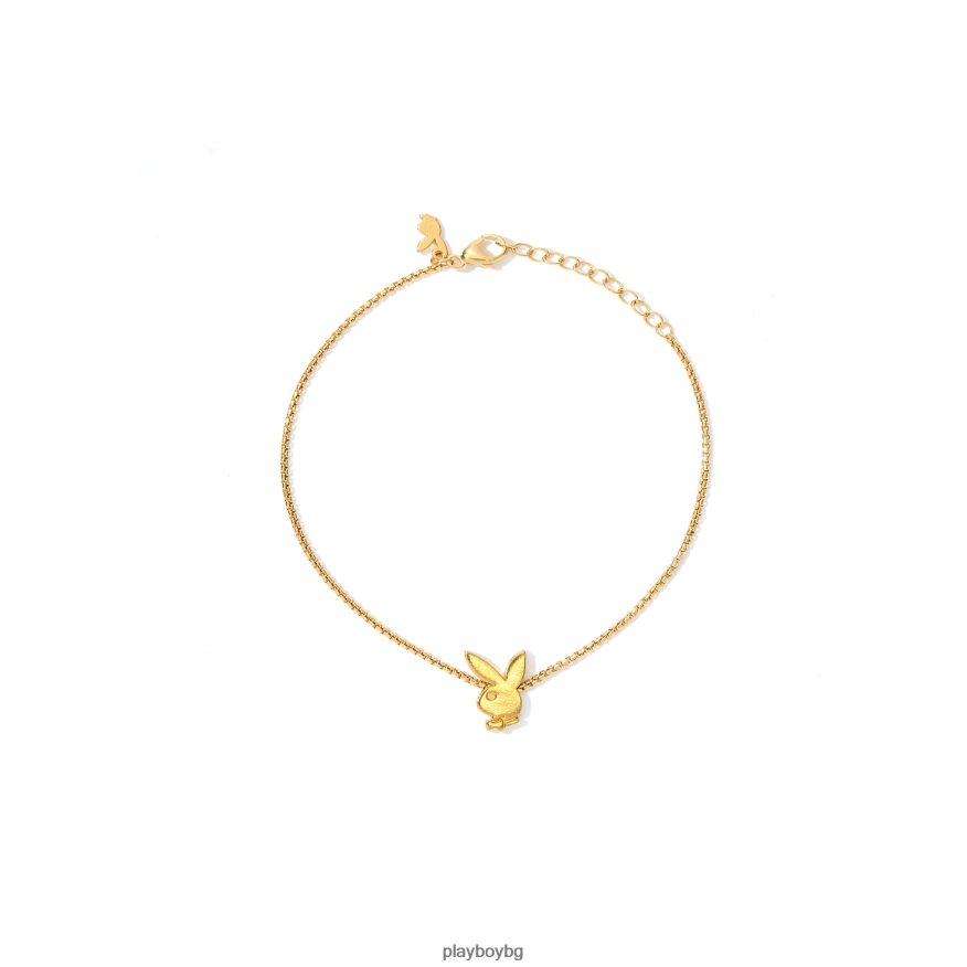 аксесоар бг Playboy Жени гривна със зайче злато JZ04JB1633