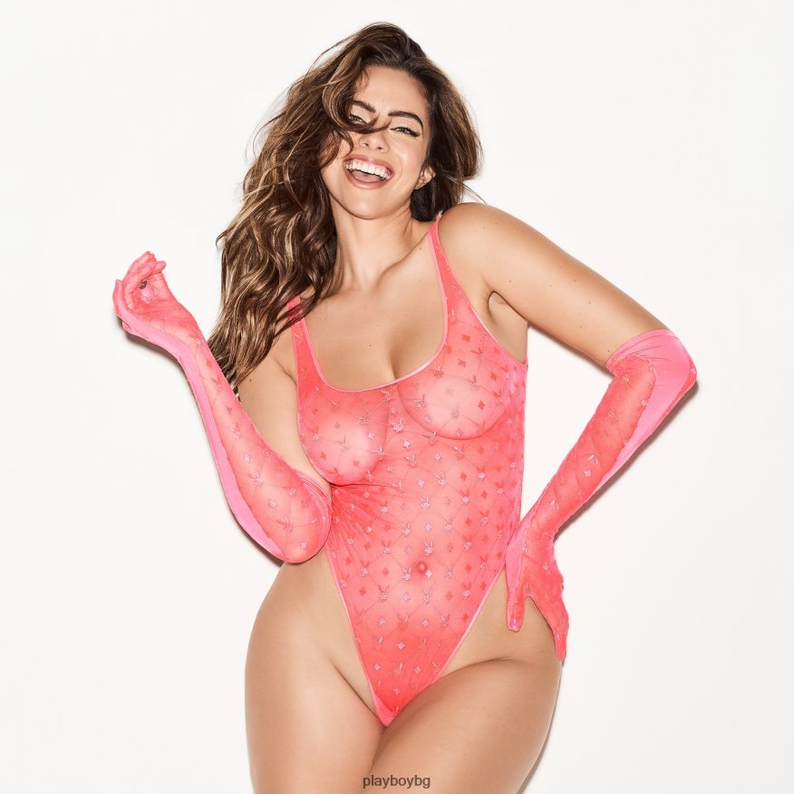 облекло бг Playboy Жени бодито икона розово JZ04JB1380