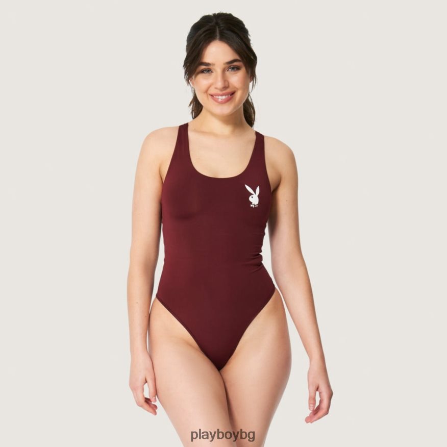 облекло бг Playboy Жени боди със заешка глава бордо JZ04JB1410
