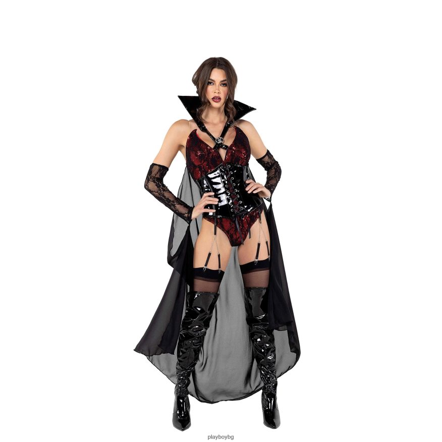 облекло бг Playboy Жени вампир - 2бр черно/червено JZ04JB1365