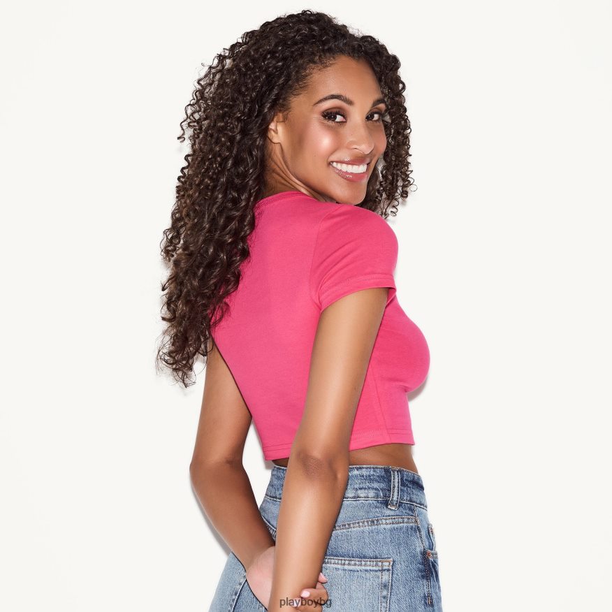 облекло бг Playboy Жени 1953 университетска бебешка тениска оригинален JZ04JB949