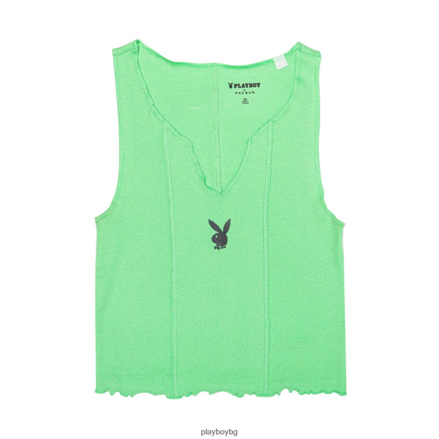 облекло бг Playboy Жени направи си сам потник пастелно зелено JZ04JB1049