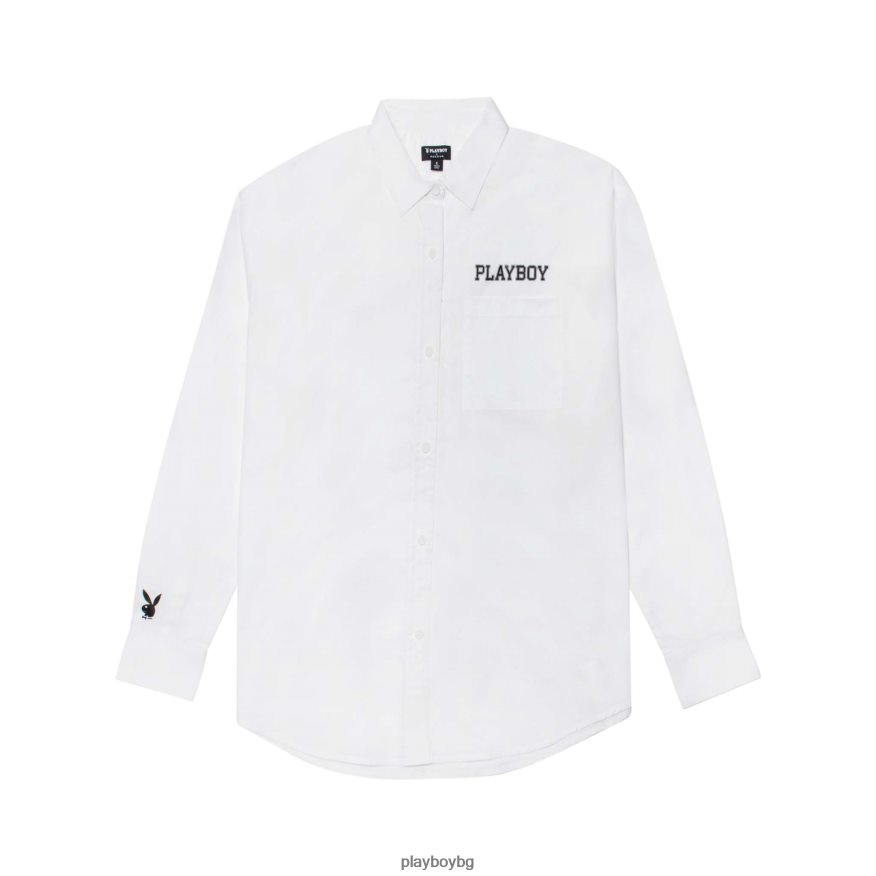 облекло бг Playboy Жени ярко копче за гадже бяло JZ04JB1057