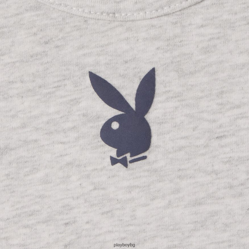облекло бг Playboy Жени ками с лък на зайче хедър сиво JZ04JB924