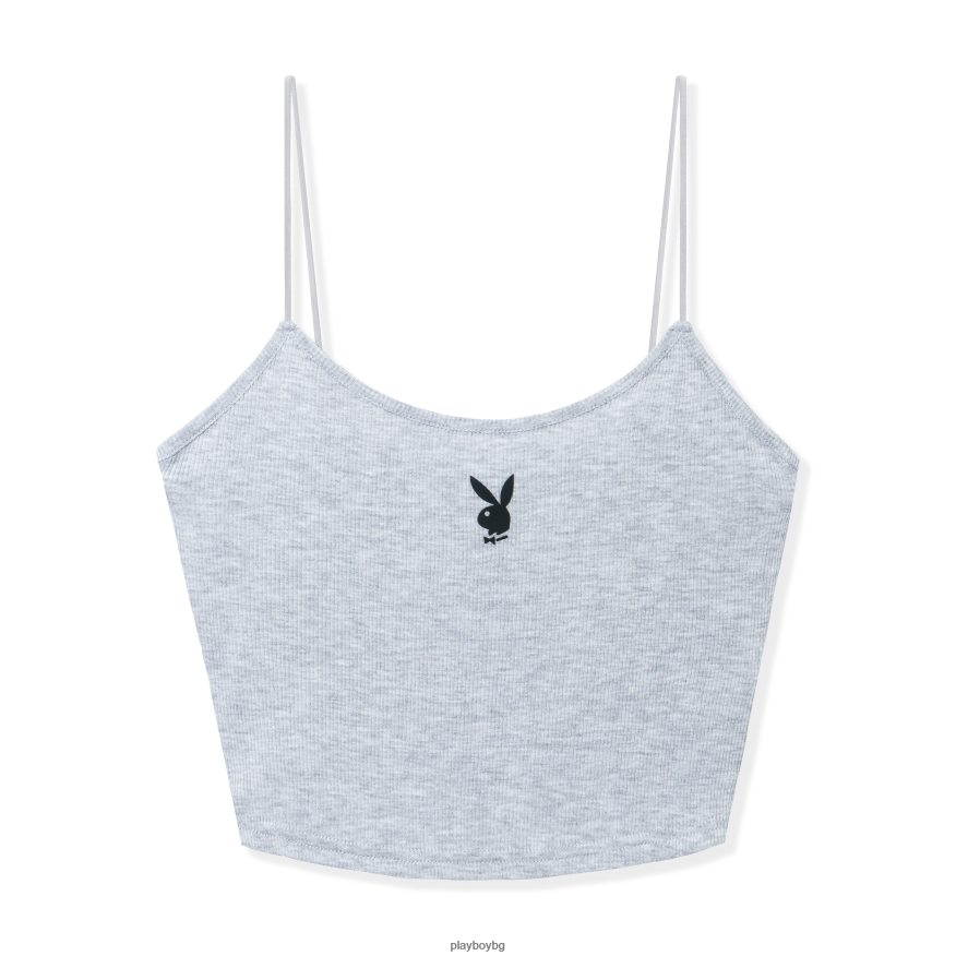 облекло бг Playboy Жени класически ками топ сиво JZ04JB925