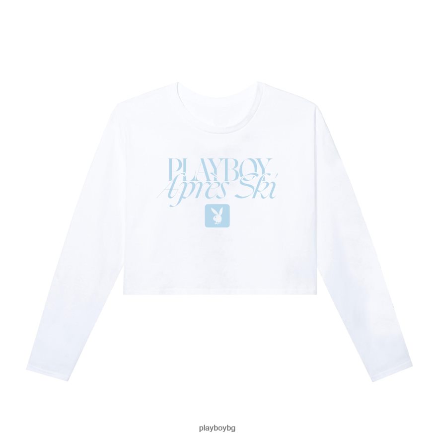 облекло бг Playboy Жени апрески с дълъг ръкав бяло JZ04JB963