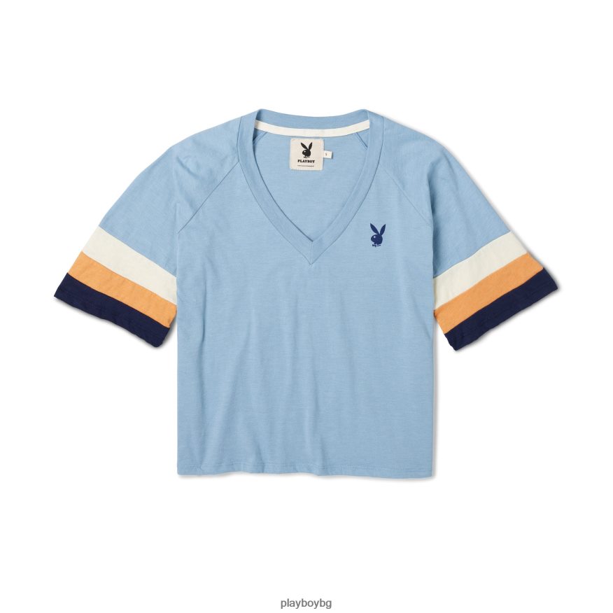 облекло бг Playboy Жени езерно v-образно деколте оригинален JZ04JB990