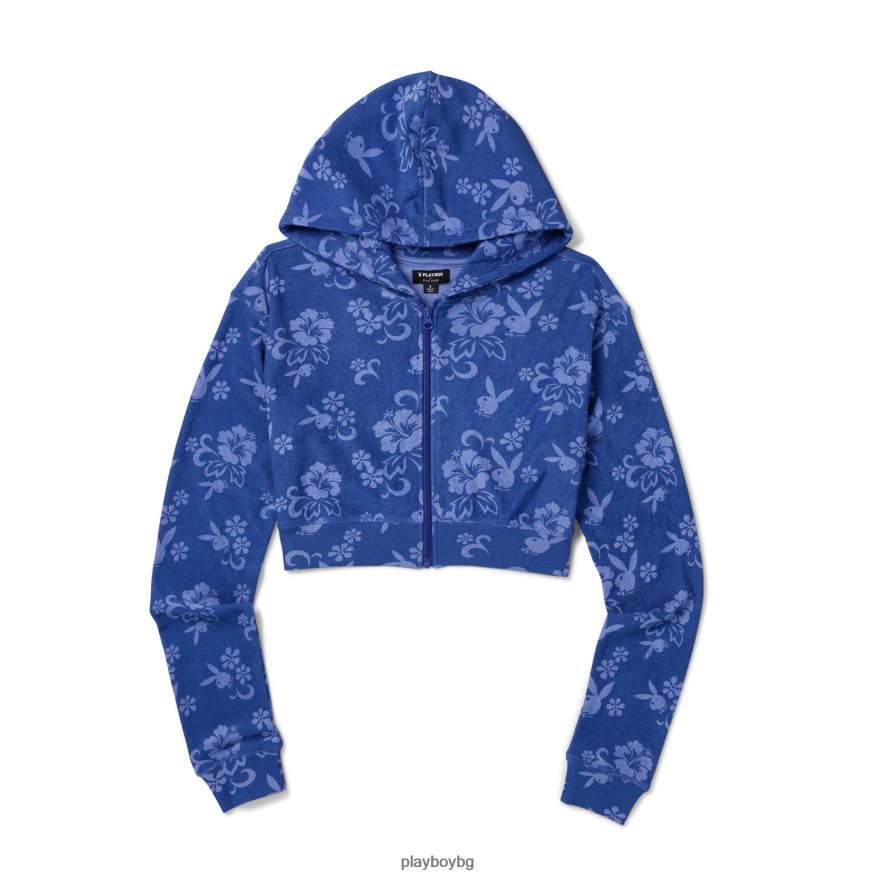 облекло бг Playboy Жени приливна хавлиена качулка оригинален JZ04JB1108