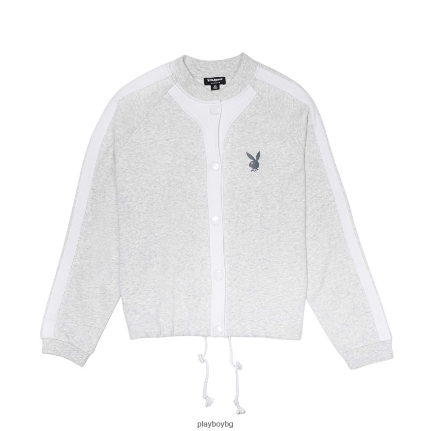 облекло бг Playboy Жени зайче бомбър яке хедър сиво JZ04JB1112
