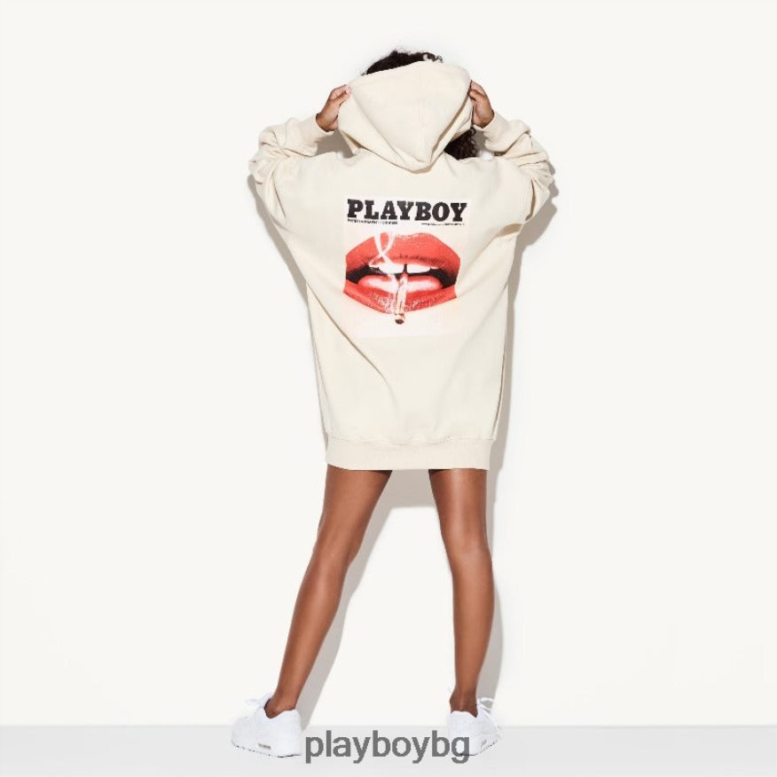 облекло бг Playboy Жени голяма рокля с качулка пясък JZ04JB1148