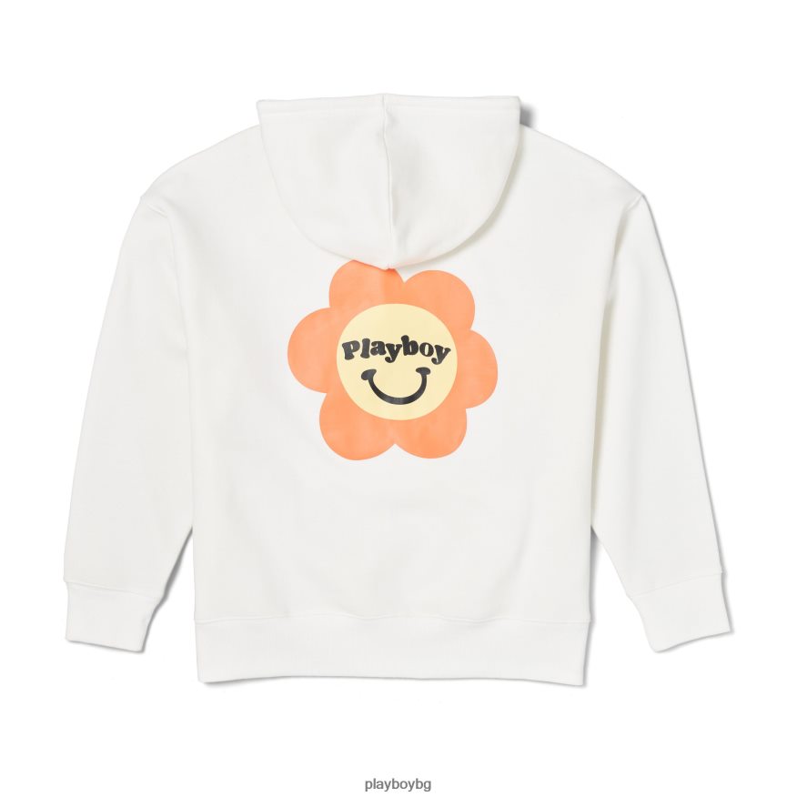 облекло бг Playboy Жени кемпер голям суичър с качулка звезда бяла JZ04JB1157