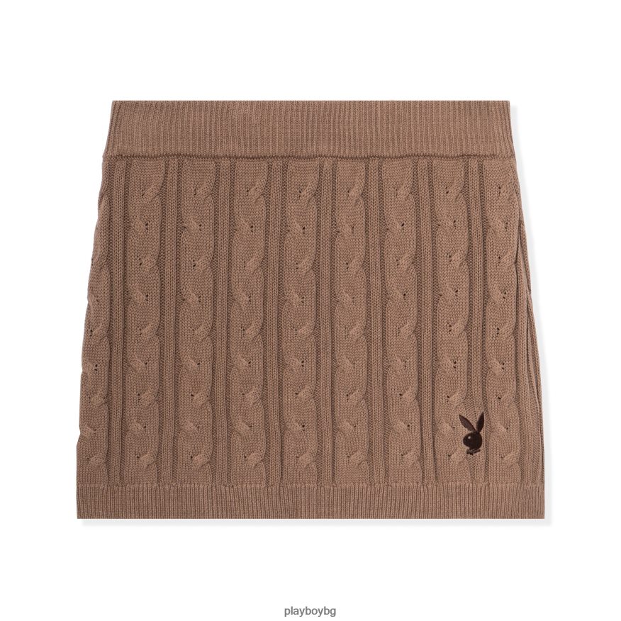 облекло бг Playboy Жени мини пола с кабелен шев портабела JZ04JB1214