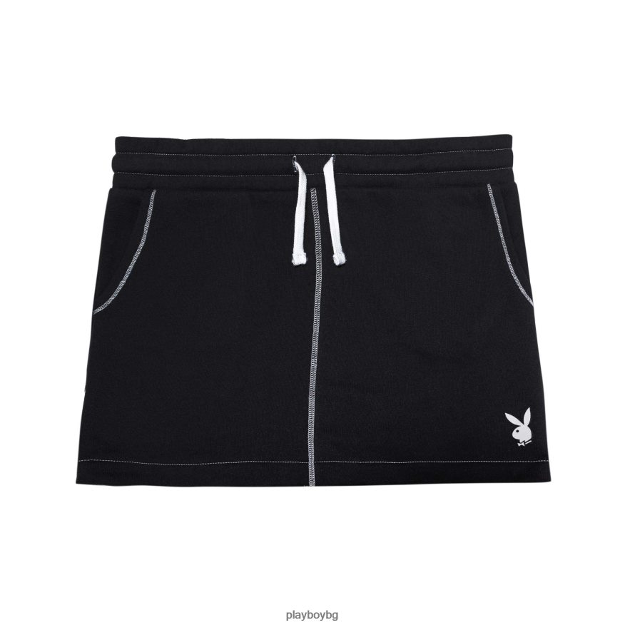 облекло бг Playboy Жени университетска мини пола антрацит JZ04JB1220
