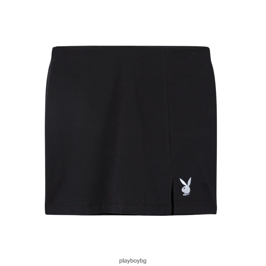 облекло бг Playboy Жени разкроена пола черен JZ04JB1229