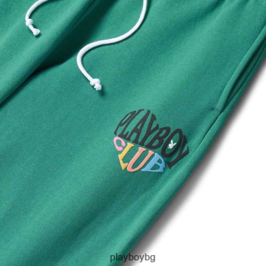 облекло бг Playboy Жени клубен панталон с шнур бутилка зелено JZ04JB1232