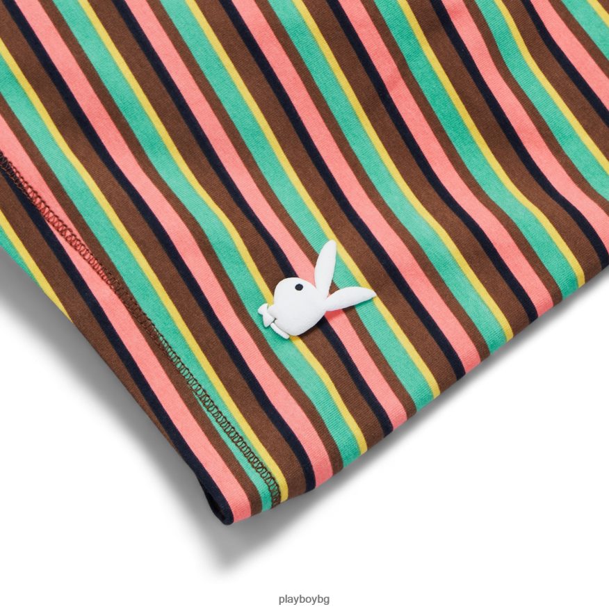 облекло бг Playboy Жени шорти на райета мулти JZ04JB1291