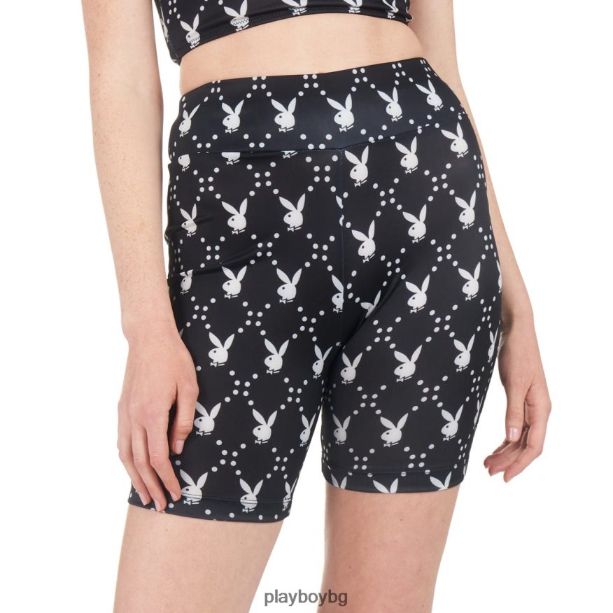 облекло бг Playboy Жени заешка глава колоездене късо черен JZ04JB1305