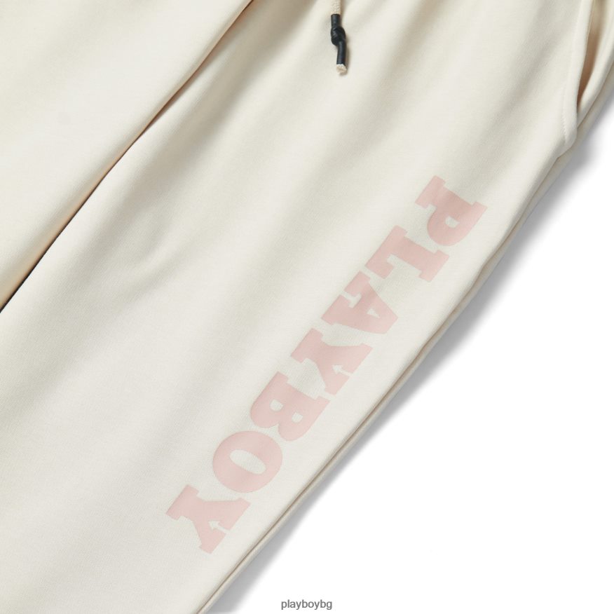 облекло бг Playboy Жени извънгабаритни джогинг пясък JZ04JB1306