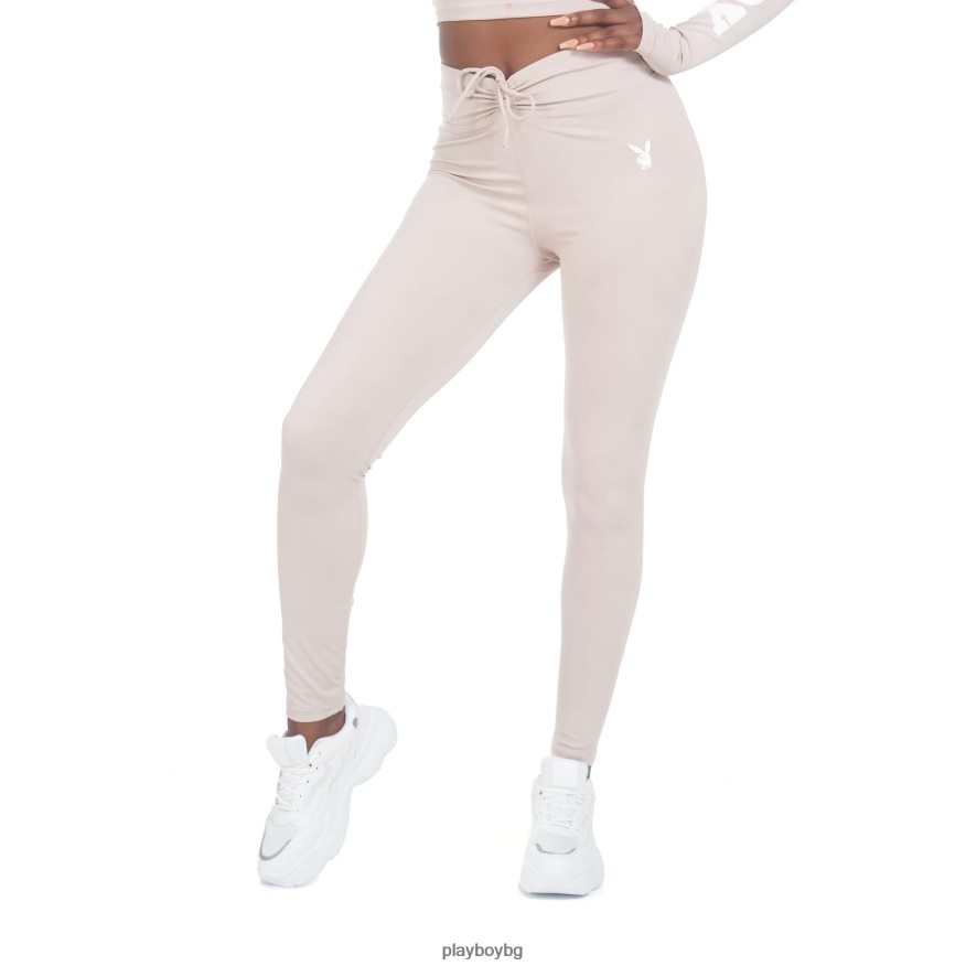 облекло бг Playboy Жени активни клинове с набрана лента на талията камък JZ04JB1324