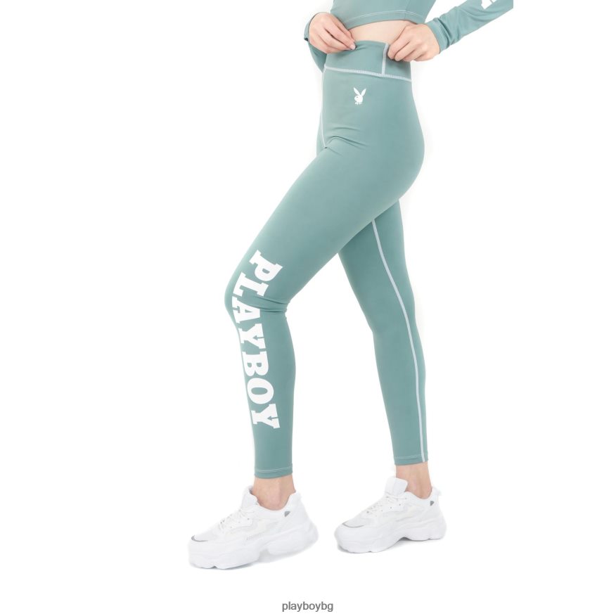 облекло бг Playboy Жени активен марков клин зелено JZ04JB1331