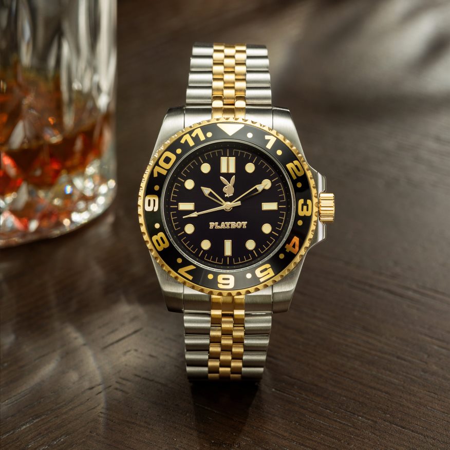 аксесоар бг Playboy мъже часовник вояджър оригинален JZ04JB813