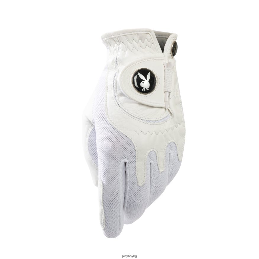 аксесоар бг Playboy мъже ръкавица за голф бяло JZ04JB824