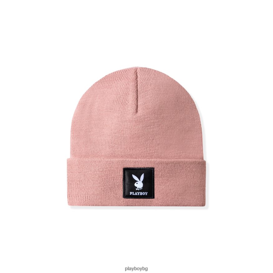 аксесоар бг Playboy мъже плетена шапка с лого роза JZ04JB754