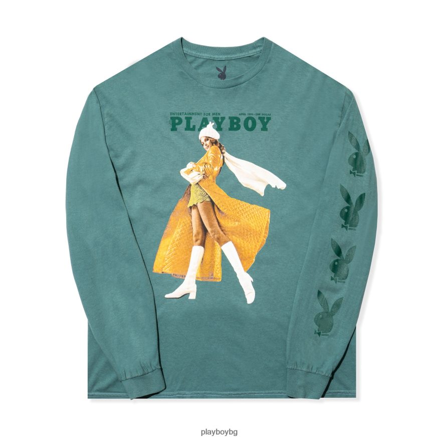облекло бг Playboy мъже април 1970 калъфка с дълъг ръкав оригинален JZ04JB165