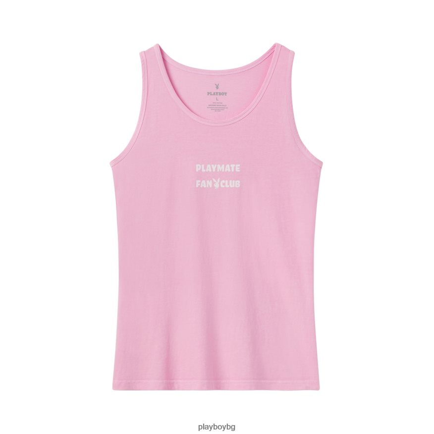 облекло бг Playboy мъже щампа на плеймейтка на годината розово/бяло JZ04JB112