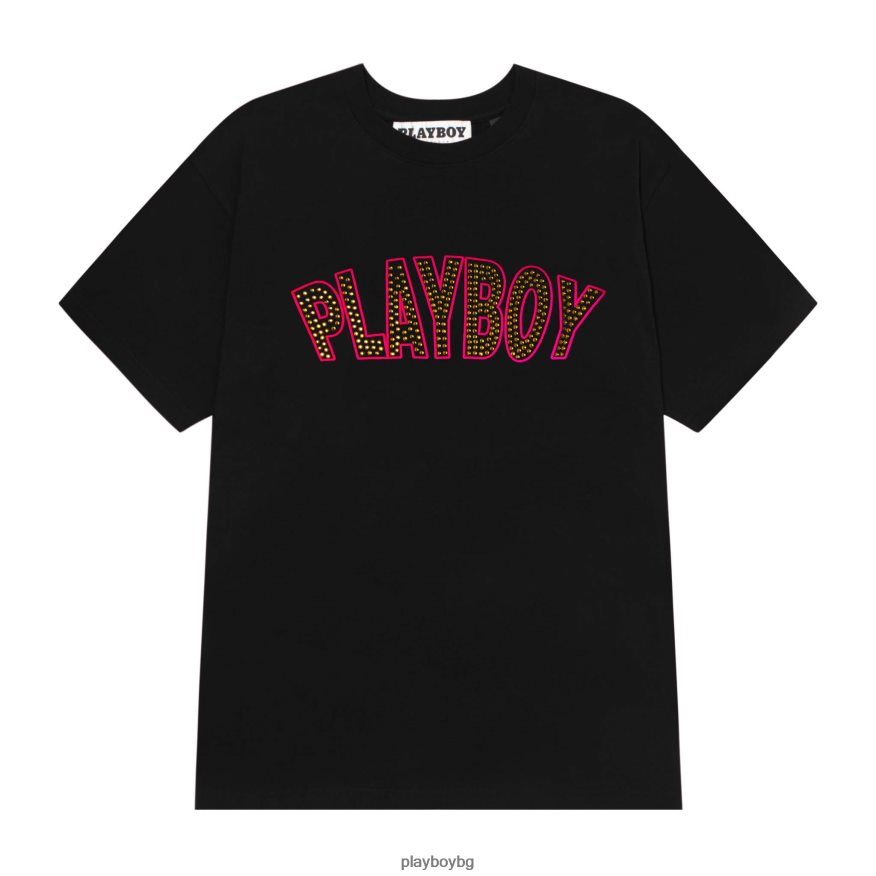 облекло бг Playboy мъже мастхед слотове тениска разтегателна лимузина JZ04JB207