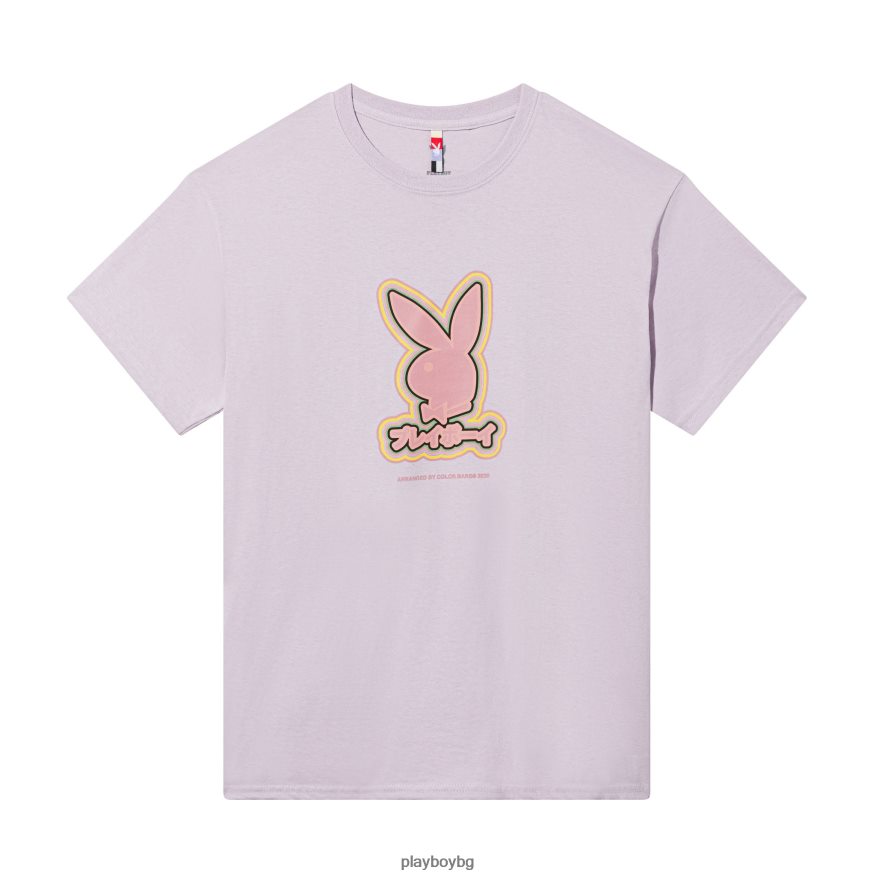 облекло бг Playboy мъже тениска с лого на токийския клуб орхидея оригинален JZ04JB230