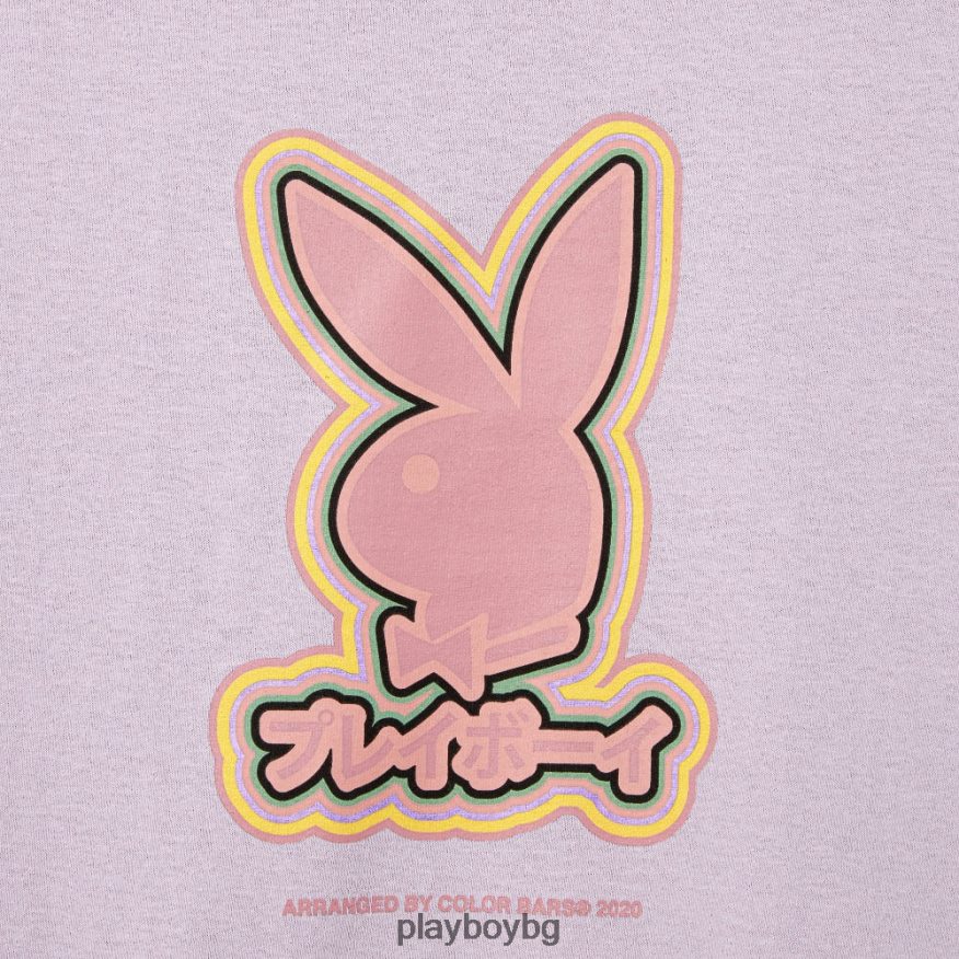 облекло бг Playboy мъже тениска с лого на токийския клуб орхидея оригинален JZ04JB230