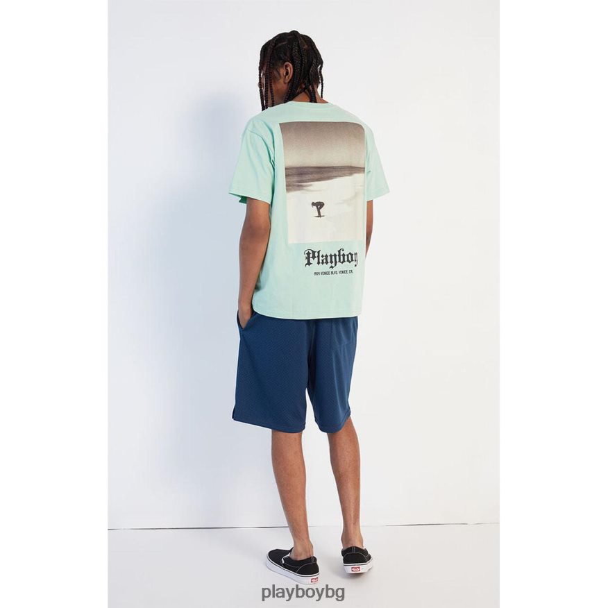 облекло бг Playboy мъже риза shoreline mint оригинален JZ04JB255
