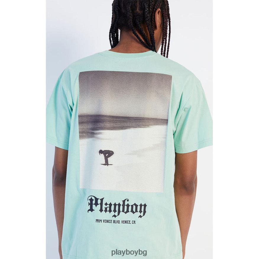 облекло бг Playboy мъже риза shoreline mint оригинален JZ04JB255