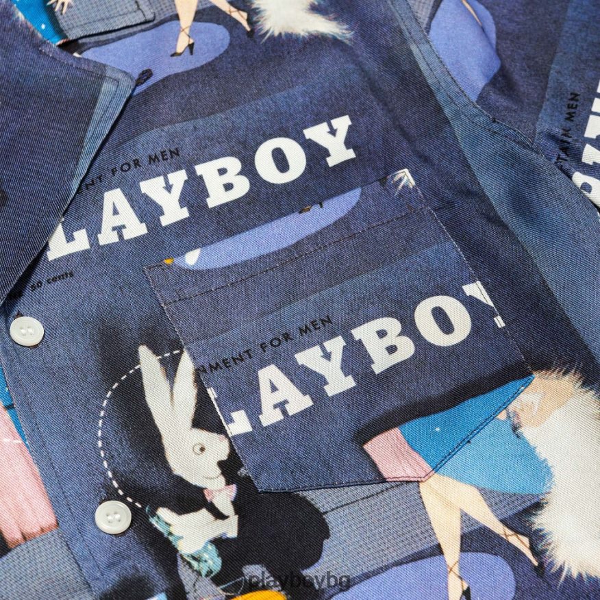 облекло бг Playboy мъже лагерна тениска soulland юни 1954 г син JZ04JB275