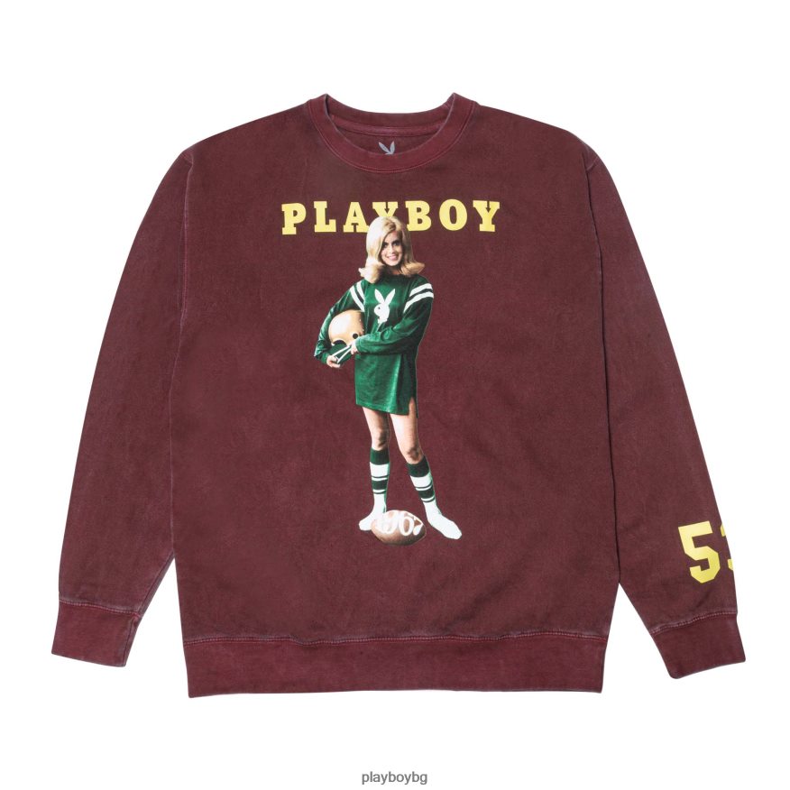 облекло бг Playboy мъже септември 1967 корица crewneck кестеняво JZ04JB495