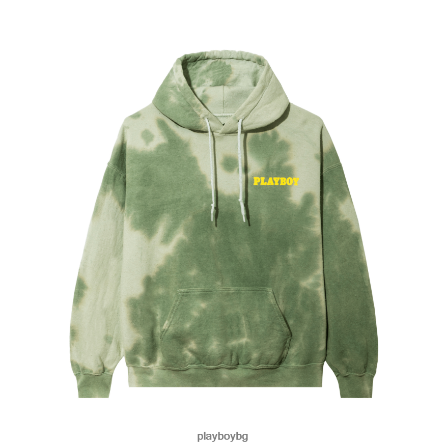 облекло бг Playboy мъже август 1976 корица качулка вратовръзка зелено JZ04JB345