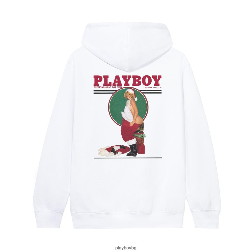 облекло бг Playboy мъже качулка с капак от декември 1982 г оригинален JZ04JB506