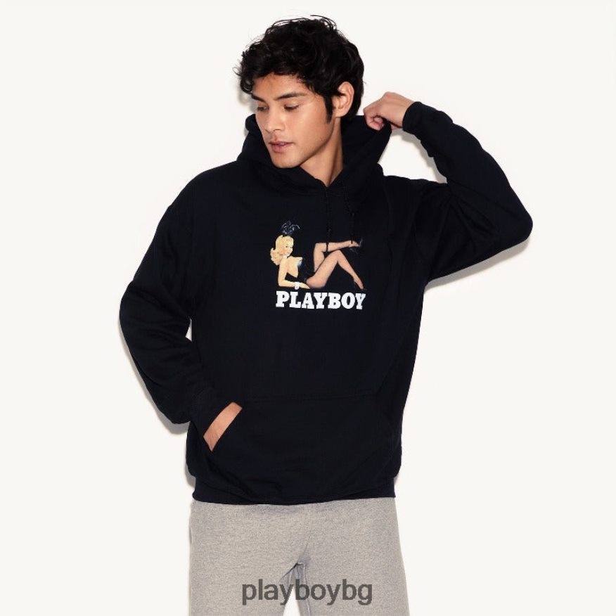облекло бг Playboy мъже ретро зайче с качулка оригинален JZ04JB504