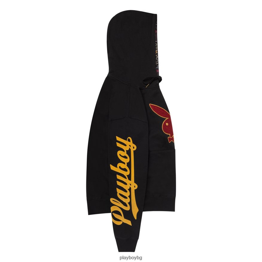 облекло бг Playboy x Lids мъже годината на заешката качулка черен JZ04JB512