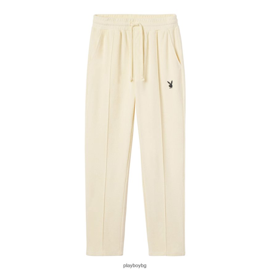 облекло бг Playboy мъже play sweatpant алабастър блестящ крем алабастър блясък JZ04JB666