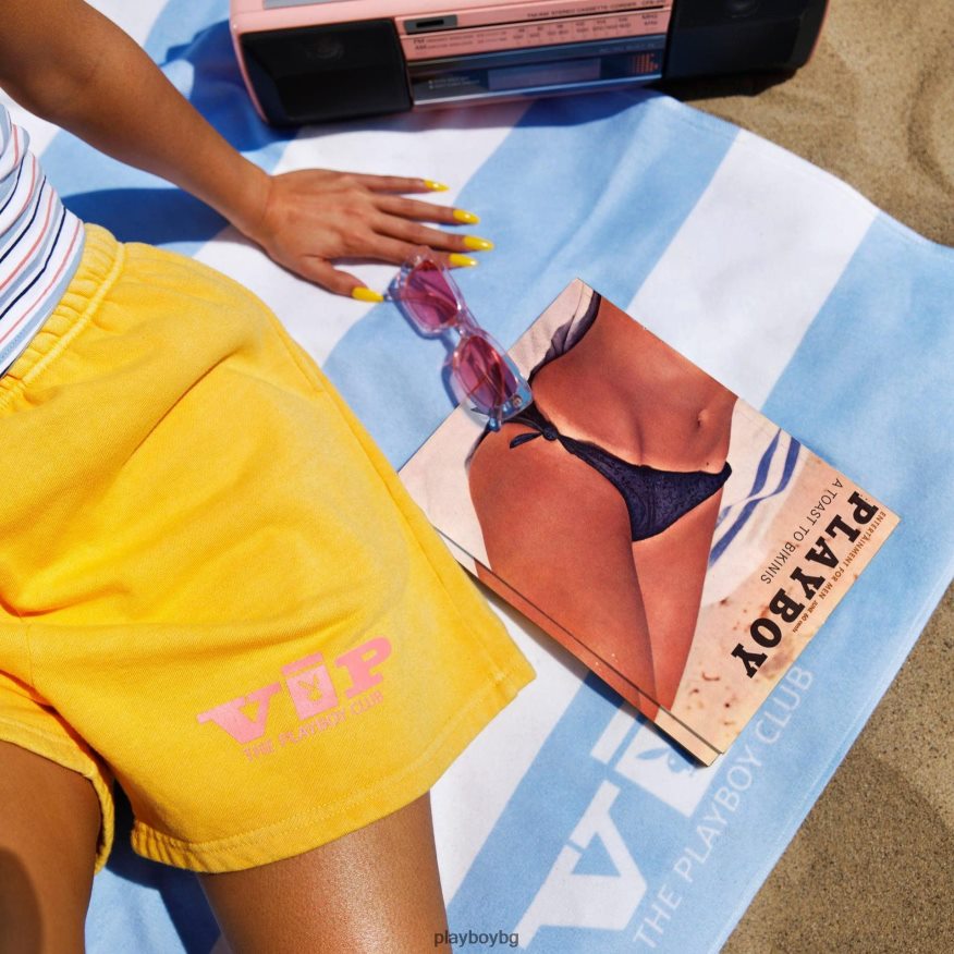 облекло бг Playboy мъже vip клуб пот къс жълт оригинален JZ04JB652