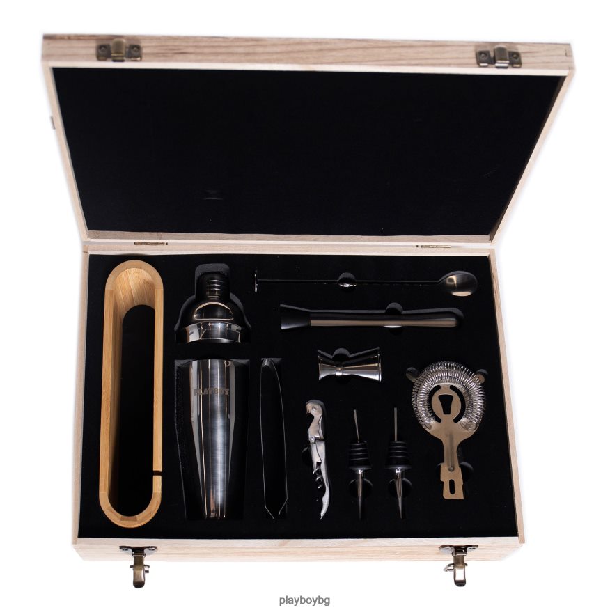 аксесоар бг Playboy унисекс Бар комплект от 10 части оригинален JZ04JB908