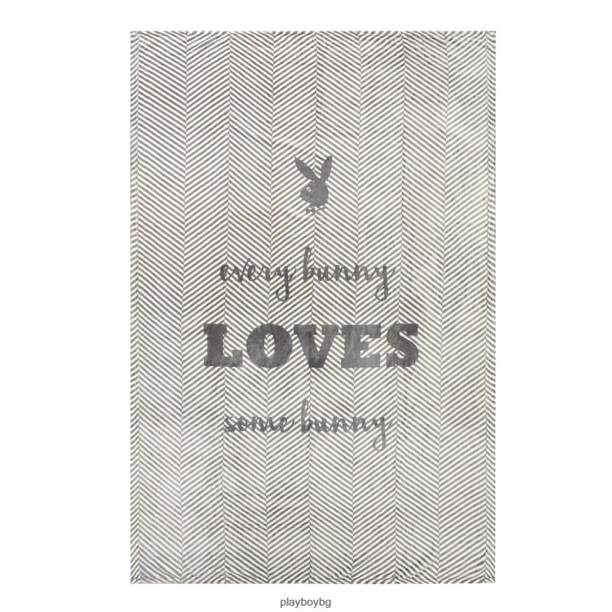 аксесоар бг Playboy унисекс всяко зайче одеяло от микрофибър оригинален JZ04JB905